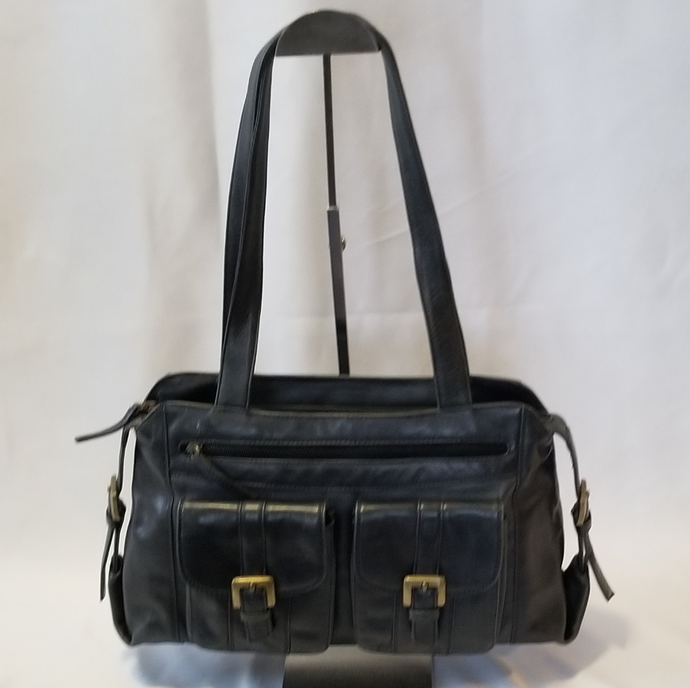 DEREK ALEXANDER LEATHER TOTE